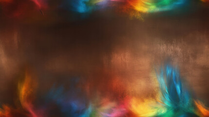 Seamless rainbow, grunge, Colorful abstract background with vibrant swirls and blurred edges, creating a dynamic and artistic atmosphere.