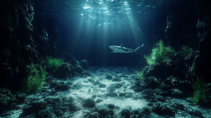 海底に光が差す