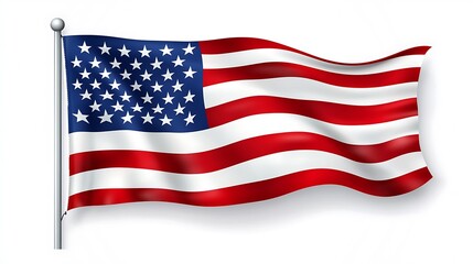 American flag waving in the wind usa photography outdoor close-up national spirit of america