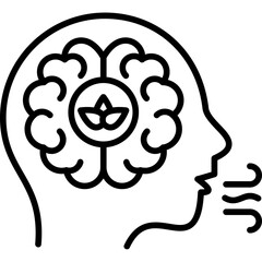 Mindful Breathing Icon