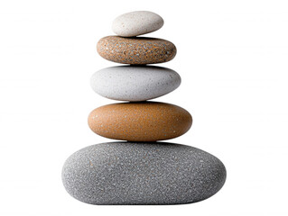 [Colorful stacked wooden spheres on black background] Vibrant Colored Spheres Stone Stack Balanced Art