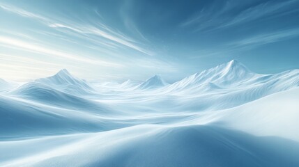 Arctic scenery, vast ice fields, pure white, azure sky, dancing auroras, wide-angle lens, natural light, cool tones, tranquility, mysterious.