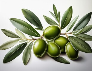 green olive branch