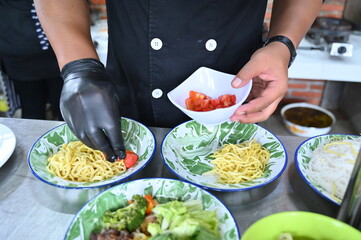 Cooking Preparation in the Kitchen