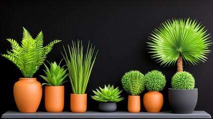 Nature in Comfort: A warm-toned indoor garden with a mix of plants and flowers arranged beautifully to bring a serene and homey feel