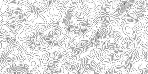 Abstract Topographic contour map. Vector cartography illustration. Abstract lines background. Line topography map contour background concept of a conditional geography scheme and the terrain path.