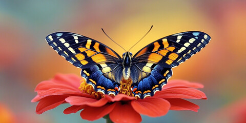 A beautiful yellow butterfly  