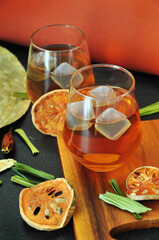 Aromatic Drinks Thai Dried Bael Fruit Tea