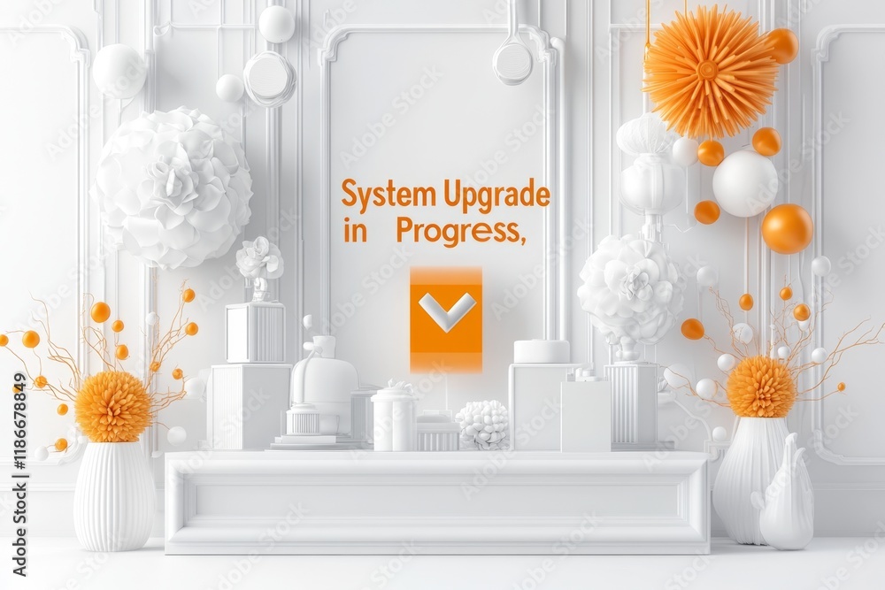 Poster A minimalist depiction of a progress bar labeled 