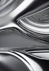 elegant close shimmering silver surfaces highlighting intricate reflections textures captivating visual composition, metallic, shine, gleam, gloss, luster