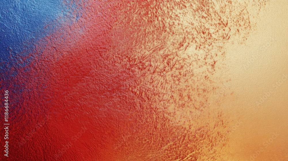Aufkleber vibrant blend of warm colors creating an abstract texture reminiscent of sunset hues and layered pat