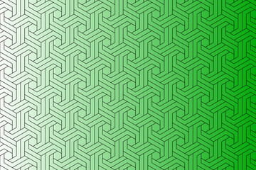 Intricate geometric pattern of interlocking hexagons.