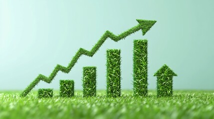 Illustrating sustainable development with fresh, organic imagery. 