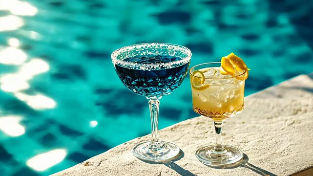 The Refreshing Poolside Cocktails
