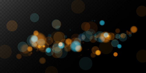 A stunning dark background with glowing gold bokeh and shimmering sparkles creates a magical, festive vibe. Perfect for elegant designs, celebrations, and adding a dreamy, enchanting touch to visuals.