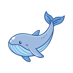 whale vector icon, earth day vector illustration - simple illustration of whale perfect for logos, and earth day-themed designs.