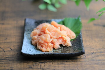 博多名物の辛子明太子（切れ子）