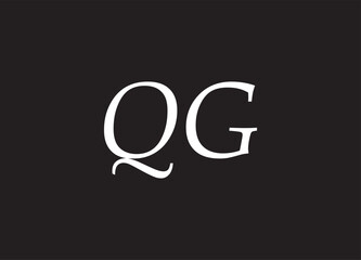 QG letter logo and initial logo design