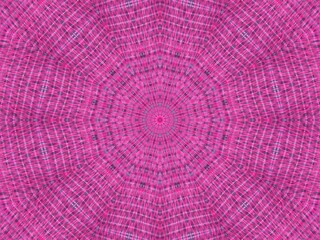 Pink Thai knit, weave texture Kaleidoscope 