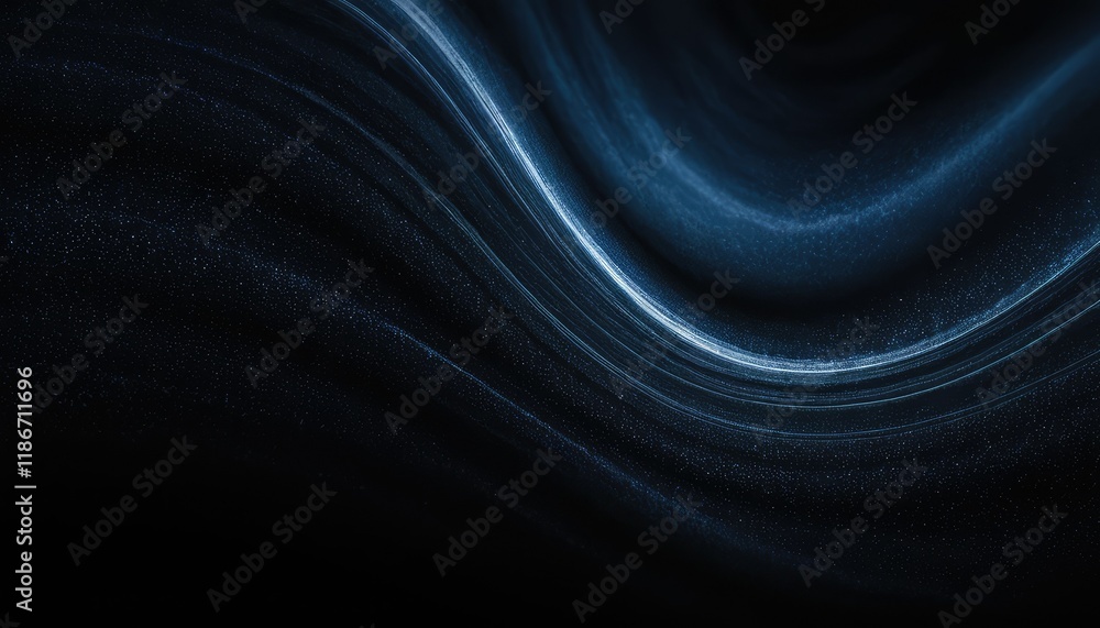 Poster 3d modern techno background with abstract cyber particles 8