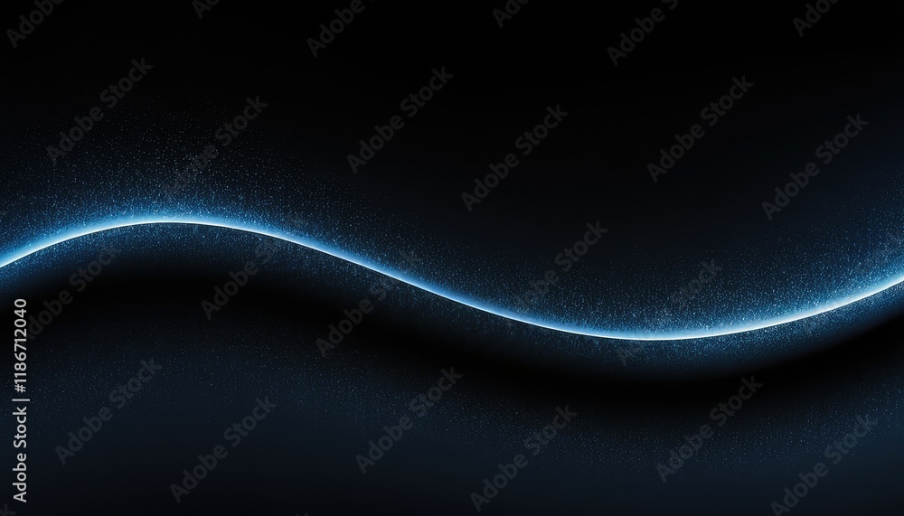 Poster 3d modern techno background with abstract cyber particles 2