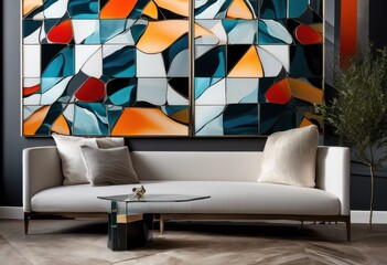 contemporary abstract glass surface patterns modern interior captivating visual elements enhance any space, design, texture, decoration, aesthetic, light
