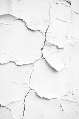 Old, worn-out wall with cracks and fissures