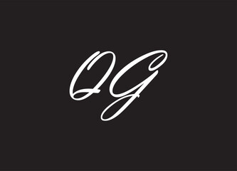QG letter logo and initial logo design
