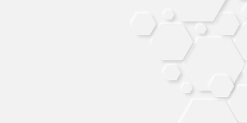 Abstract 3d hexagon gray background with shadow. luxury gray pattern geometric mesh cell texture.geometric texture design,modern pattern with cubes,banner and wallpaper background vector illustration.