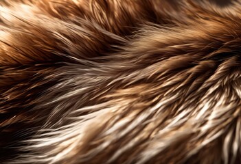 Fototapeta premium detailed close intricate fur textures captured plush surface revealing complex natural patterns rich color variations, animal, soft, design, beauty, macro
