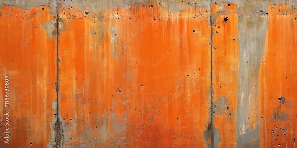 Poster abstract orange background texture featuring a concrete wall creates a striking visual effect. this 