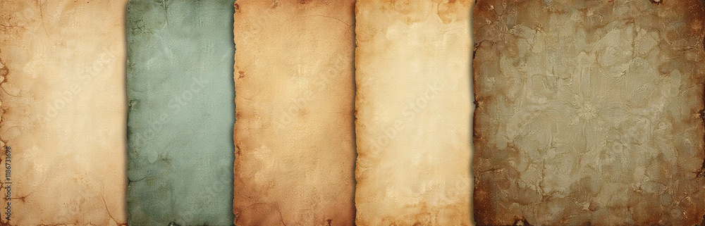Poster can create realistic backgrounds with varying textures, such as old paper parchment, to enhance digi