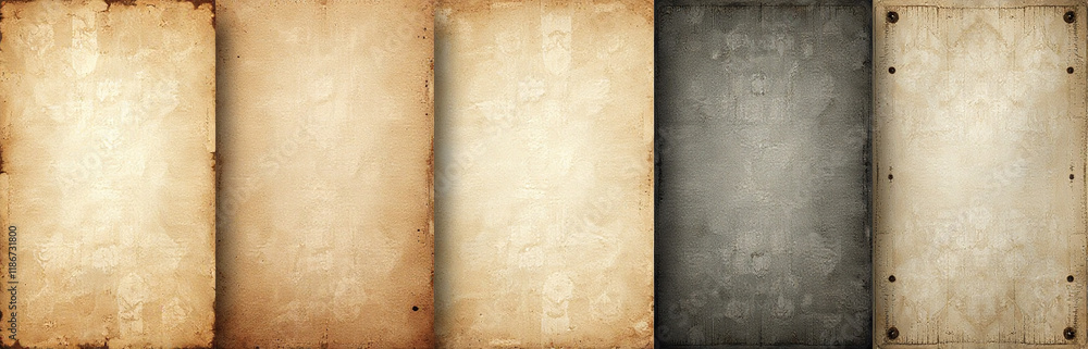 Poster can create realistic backgrounds with varying textures, such as old paper parchment, to enhance digi