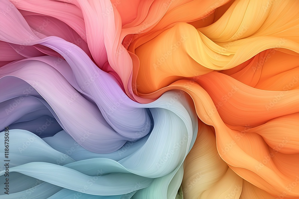 Poster captivating abstract expressionist swirls of iridescent brushstrokes and mesmerizing kaleidoscopic s