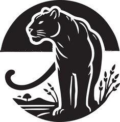 illustration of a leopard 