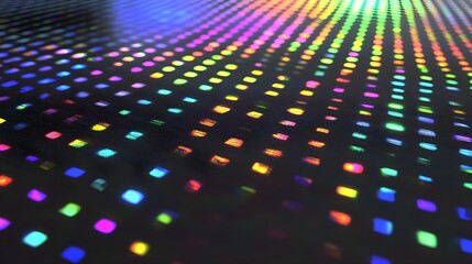Fototapeta premium Cheerful Pastel Dots on Seamless Background High-Quality Photorealistic
