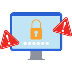 Cyber Security Risk Icon