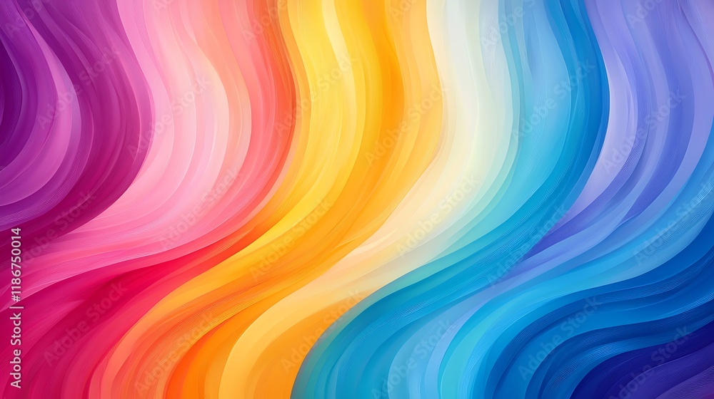 Poster a vibrant tapestry of swirling colors in beautiful shapes creating an eye-catching abstract design p