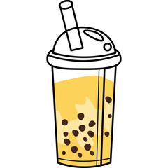 Boba Drink Illustration