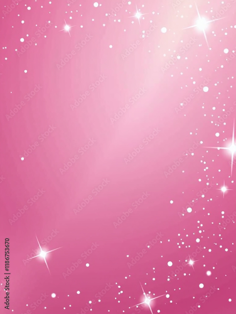 Poster Beautiful Pink Background With Sparkling And Shiny Abstract Design Elements In A Banner Style Image. 00003