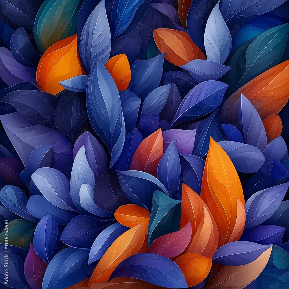 Poster captivating abstract featuring a kaleidoscopic array of prismatic shapes in a captivating effervesce