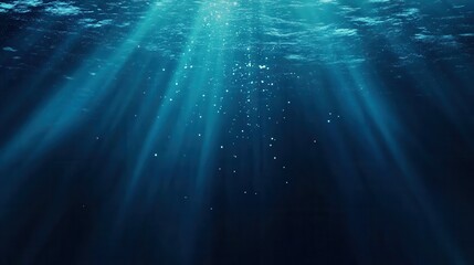 Radiant Blue Light Rays Background