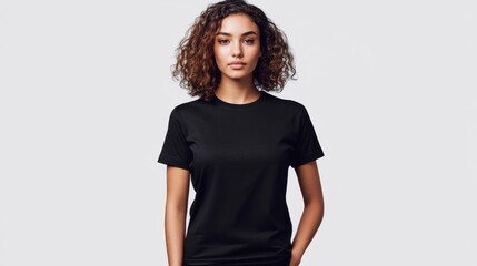 Black shirt, shirt, t-shirt, black t-shirt, mockup, shirt mockup