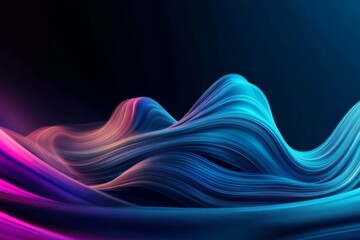 An abstract representation of a UV lens capturing light, with bold lines and glowing accents in blue and purple gradients