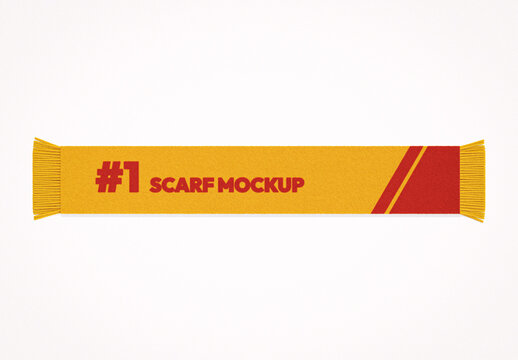 Sports Scarf Mockup