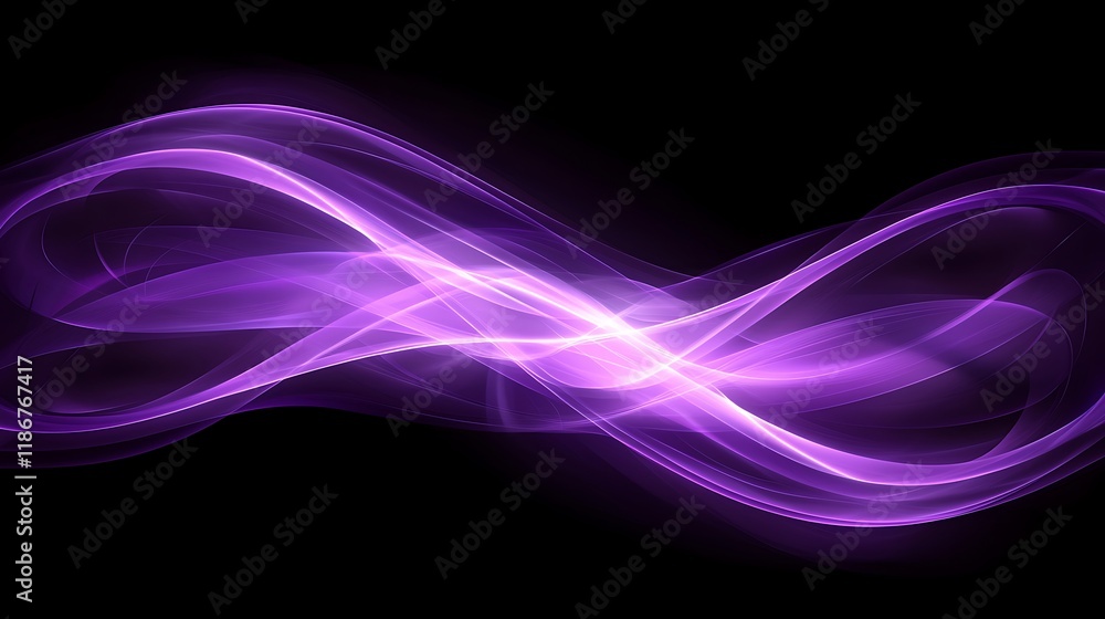 Poster an intricate array of swirling lines and particles in an ethereal dance of light and color against a