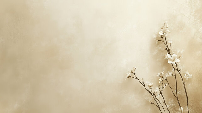 Sacred journey with a beige background 
