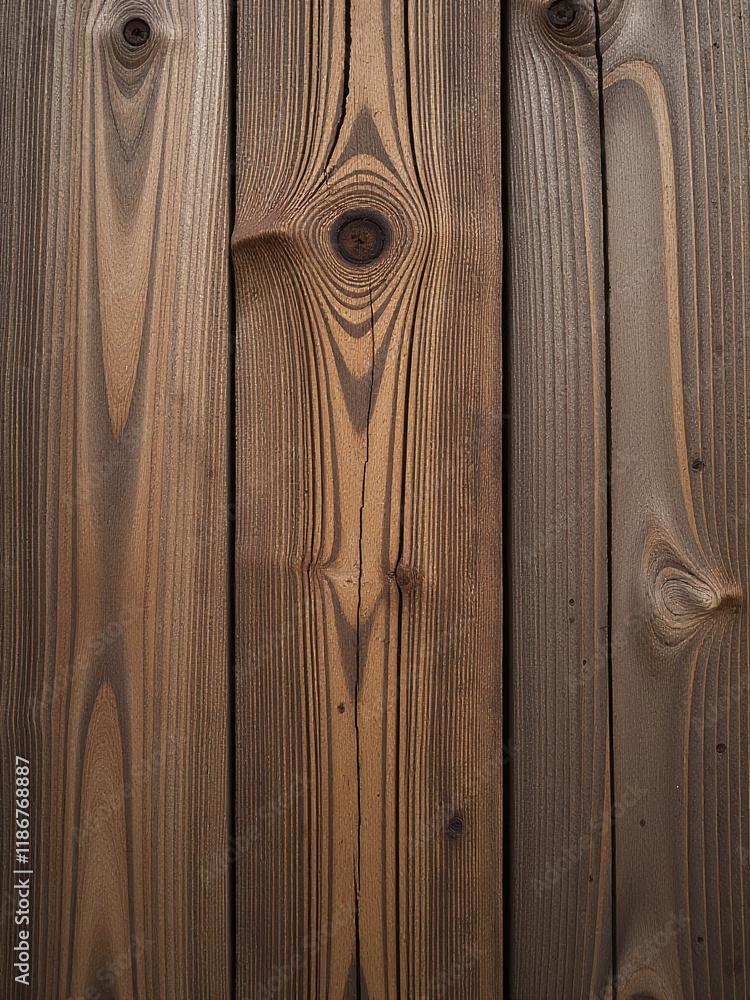 Poster Aged Wood Grain Texture Features Visible Cracks And Knots, Creating A Unique And Visually Appealing Background For Various Designs. 00003