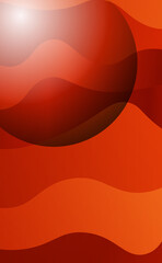 Abstract geometric background with gradient circles. Modern design template.