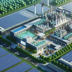 Solar-powered factory producing sustainable consumer goods